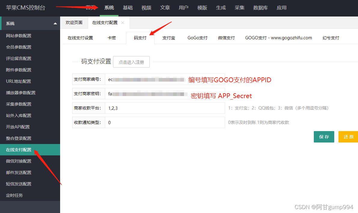 苹果cms码支付接口(苹果cms对接app源码)